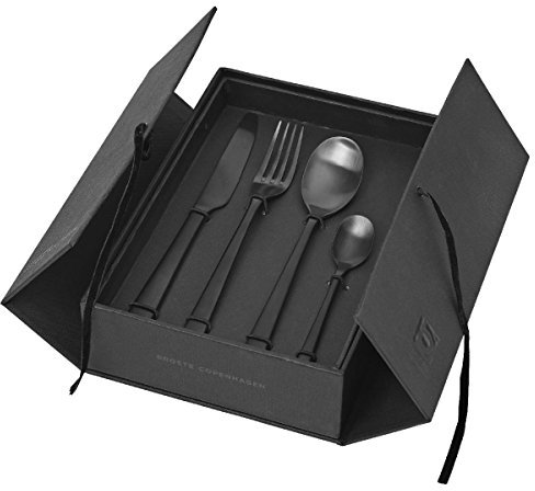 Broste Copenhagen 14479050 Hune Besteckset, Edelstahl, Weiß, 23cm