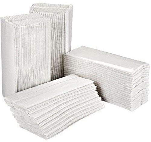 ESSENTIALS Asciugamani ripiegati a C o a V - 2 veli - bianco - 12 cf da 250 pz Totale 3000 pz ecolabel