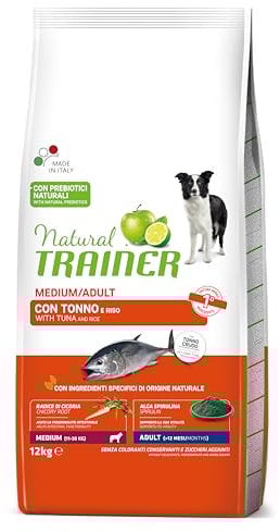Natural Trainer Medium Futter für Erwachsene Hunde mit Thunfisch - 12 kg