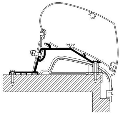 Thule Adapter für Hobby Premium ab 2012 (932910541)