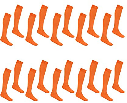 RHINOS sports Strumpfstutzen Unit 10er Pack, Farbe:orange, Größe:35-37