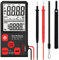 GZCRDZ ADMS7 Tester di tensione 3,5 grande LCD digitale Smart Multimetro Display a 3 linee TRMS 6000 conta DMM con Bargraph analogico (nero)