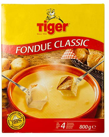 Food-United Fondue Classic 2x 800g Käse-Fondue aus Schweizer Käse zubereitugsfertig für Fondue-Topf oder Caquelon cremig fein-herb zart-schmelzend