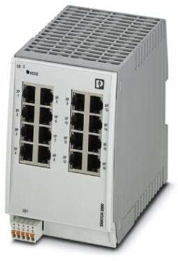 PHOENIX CONTACT FL SWITCH 2016 Managed Switch 2000, 16 RJ45-Ports 10/100 MBit/s, Schutzart: IP20, PROFINET Conformance-Class A