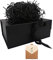Black Gift Box 23.5 x17 x10 cm, Gift Box with Magnetic Lids and Silk Ribbon Specially Designed for Present Birthdays, Holidays, Anniversaries Gift Packaging