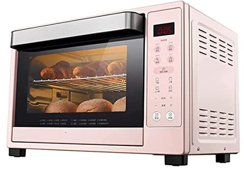 XBSXP Forno Elettrico 35L Forno a convezione Forno Digitale da bancone Girarrosto Forno per Pizza 10-in-1 Multifunzione Toast/Arrosti/Broil/Cuocere/Disidratare|Ricetta/Rosa