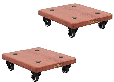 Kunovo Pied Enceinte Paire de Pieds D'enceinte avec Roues Verrouillables, Petits Supports D'enceintes pour Subwoofer/Enceintes Surround/Commercial/Home/cinéma, Mobilité Facile