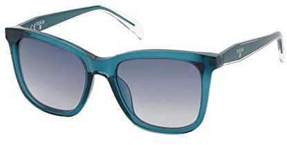 TOUS STOB46 Brille, Matt TRANSP.Blue, 53 für Damen, Matt Transp.Blue, 66