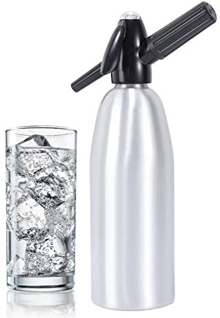 Seltzer Maker - Machine à eau étincelante, machine à bulles d'eau de soude Siphon Maker, machine à boire Carbonator pour comptoir de bar Delr