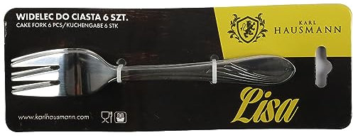 Kuchengabeln aus Edelstahl, 6 Stück, spülmaschinenfest