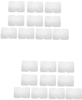 Ciieeo 20 Stk Selbstklebender Bucheinband Transparenter Bucheinband Aus Kunststoff 32k Buchcover Klare Buchdeckel Klebefolie Durchsichtige Abdeckung Student Buchen Reservieren Plastik