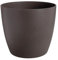 elho The Coffee Collection Rund 22 cm – Blumentopf für den Innenbereich – Hergestellt aus Kaffeesatz und recyceltem Kunststoff - Braun/Espresso Braun