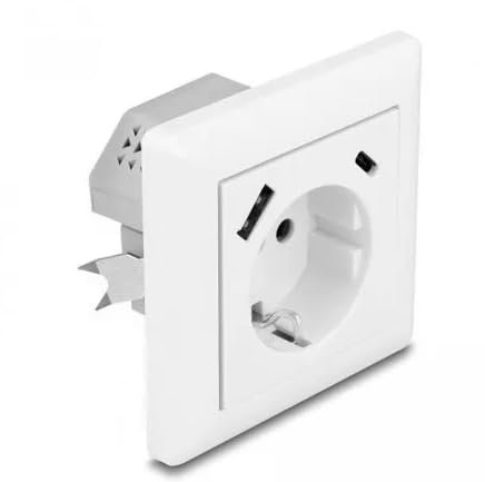 11499 - Einbausteckdose mit 2 USB Ladeports 1 x USB Typ-A und 1 x USB Type-C mit
