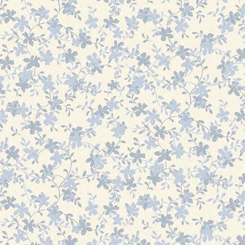 Laura Ashley Misterton Trail Pale Seaspray Blue Wallpaper