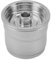 Dosette de café Réutilisable, Tasse à Capsules de café Rechargeable Anti-Fuite en Acier Inoxydable 304, Filtres à café à Capsules Expresso Légers et Compacts pour Cafetière
