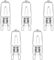 Ampoule de Four Halogène G9 40W 300 Degrés, 230V, Ampoule Halogène Dimmable Blanc Chaud 2800K, 480LM, G9 Lampes halogènes pour Four, Micro-Ondes, Plafonnier, Eclairage D'armoire, Lot de 5