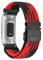 Weich Nylon Armband für Fitbit Charge 2 Ersatzarmband, Verstellbarer Metallschnalle Elastisch Geflochtene Atmungsaktiv Uhrenarmband Kompatibel mit Fitbit Charge 2 Armband für Herren Damen (1,M)