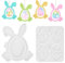 Silikonform Ostern Silikonformen Gießformen Ostern Anhänger Gießform Ostern Silikonform Hase Ostereier Silikonformen Gießformen Frühling Gipsformen Zum Gießen Ostern Silikon Gießform Anhänger