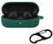 KZIOACSH Custodia per Sony WF-C510,con Gancio Portachiavi,Ultrasottile, Resistente ai Graffi Morbido Custodia in Silicone,Verde