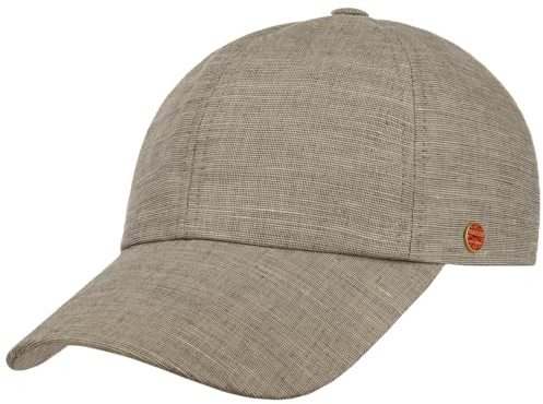 Mayser Jim Savona Coolmax Cap Basecap Baseballcap Sonnencap Baumwollcap Leinencap Damen/Herren - Made in The EU mit Schirm, Futter, Futter Frühling-Sommer Herbst-Winter Frühjahr Sommer Herbst Winter