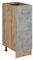 Vicco Meuble de Cuisine R-Line, Béton, 30cm sans PT