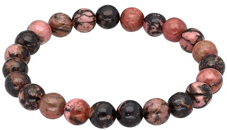 Lebensquelle Plus Kugelarmband | Perlen Armband 8 mm | Hochwertiges Edelsteinarmband | Natur Stein Edelsteinarmband dehnbar