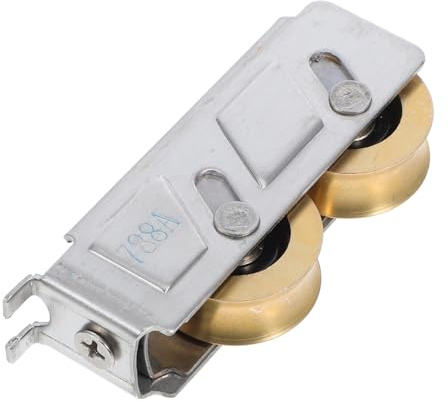 KAILIKETIY 2pièces roulettes De Rechange pour Porte Coulissante à Double Roulement à Billes pour Portes Moustiquaires Et Portails avec Ajustement Précis