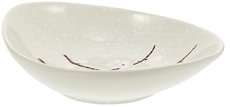 BESTYASH Hand Painted Ceramic Soy Sauce Dish Home Food Plate for Sauces Snacks Relish Versatile Serving Dish for Kitchen Parties Picnics Safe Tableware