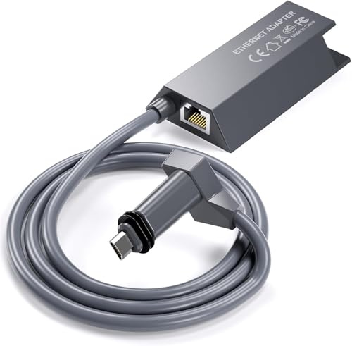 daboot Ethernet-Adapter für Starlink Gen 2, rechteckig, Satellit, Internet, Standardbetätigt, V2, RJ45, kabelgebundenes Netzwerk, externer Extender, Starlink-Zubehör