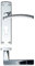Zoo Hardware ZCZ031EPCP - Toledo Lever On Euro Backplate - Polished Chrome Finish