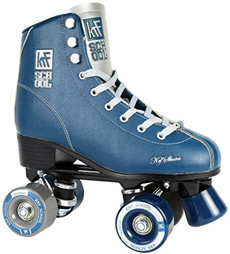 KRF Kinder Rollschuhe, Roller Figure Quad KRF School Alu, Blue, 36, 0017061T36