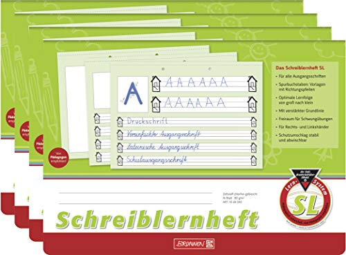 Brunnen Schreiblernheft (4, Lineatur SL)