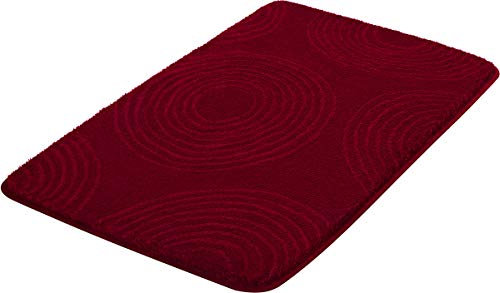 Kleine Wolke Badteppich Cosima, Granat 70x120 cm rot