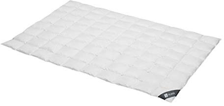 Spessarttraum Bettdecke Silber, 240x220cm, Daunenbettdecke, Sommerdecke extraleicht, 100% Daunen, Made in Germany, Oekotex, Nomite, Allergiker geeignet