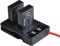 PowerTrust 2-Pack LP-E12 Battery and LED Charger Compatible with Canon EOS M50 Mark II, EOS M50, EOS M200, EOS M, EOS M2, EOS M10, M100, EOS 100D,PowerShot SX70HS Camera