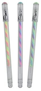 Legami - Juego de 3 bolígrafos de gel multicolor, 1 x 14,5 cm, diámetro de la punta 1,0 mm, tres tintas contrastantes para decorar, escribir y dar originalidad a cada página