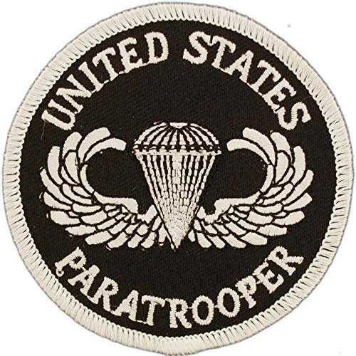 United States Army Airborne A/B Fallschirmjäger Circular Patch Aufnäher Bügelbild