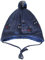 maximo Baby-Jungen Band Beanie-Mütze, dunkeljeans/Planet, 45