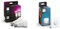 Philips Hue White & Col. Amb. E27 Doppelpack 2x800lm 75W + Smart Button, komfortables Dimmen ohne Installation
