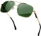 KANASTAL Groß Sonnenbrille Herren und Damen Retro Klassische Polarisiert Sonnenbrille mit Premium Quadratisch Metallrahmen UV400 Schutz, Gold Rahmen G15 Gläser