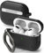 Ringke Onyx Compatibile con Cover AirPods 2a Generazione, Custodia Antiurto Robusta Strutturato TPU con Moschettone Portachiavi - Black Nero