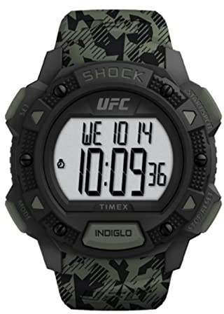 Timex Herren Digital Armbanuhr mit Kunststoffband UFC Core Shock