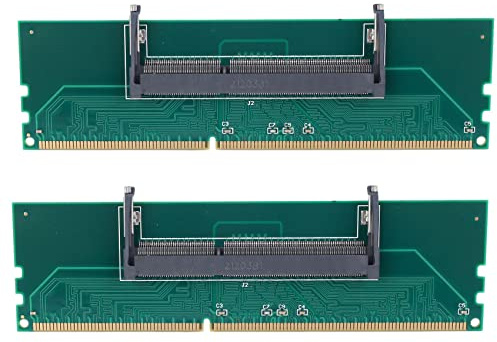 Zunedhys 2 x DDR3 Laptop SO-DIMM auf Desktop DIMM Memory RAM Connector Adapter DDR3 Laptop interner Speicher auf Desktop RAM
