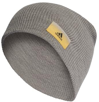 adidas Unisex Essentials Beanie, Medium Grey Heather, S