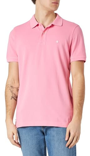 United Colors of Benetton Maglia Polo M/M 3089J3179, Rosa 38E, XS Uomo