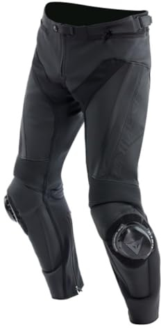 Dainese Delta 4 Motorrad Lederhose, schwarz, Long 110 | Leder