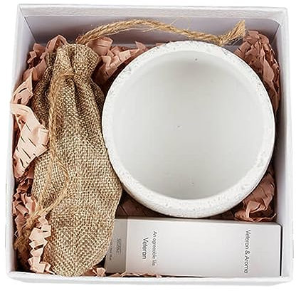 Aroma Stone Diffuseur d'huiles essentielles en pierre pour salle bain, bureau et salon Puchen