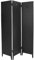 Urban Living Industriel Black PARAVENT en Metal 3 Panneaux 120XH170CM