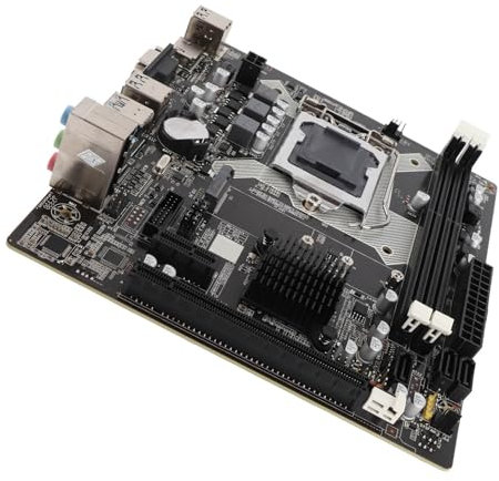 Motherboard LGA 1151, PCIE 3.0 M ATX Motherboard mit PCI Express 16X X 1, SATA2.0 VGA, DDR3 Dual Channel, USB3.0/USB2.0, 4Pin 24Pin Power Interface