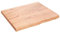 vidaXL Waschtischplatte, Multifunktional Arbeitsplatte mit Naturkante, Waschtischkonsole Tischplatte für Badezimmer, Holzplatte Platte, Hellbraun 60x50x2 cm Massivholz Behandelt